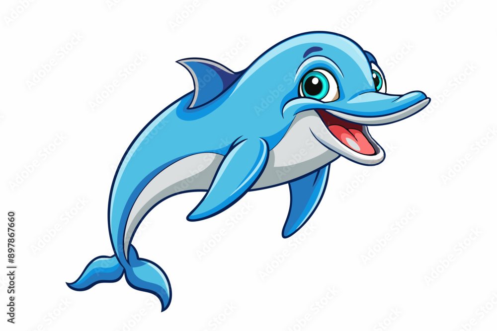 Funny Dolphin Vector Illustration Cartoon, Clipart, and Line Art Design, Playful dolphin vector illustration cartoon, clipart, and line art design on white background. Funny Dolphin Vector Illustration Cartoon, Clipart, and Line Art Design, Playful dolphin vector illustration cartoon, clipart, and line art design on white background.