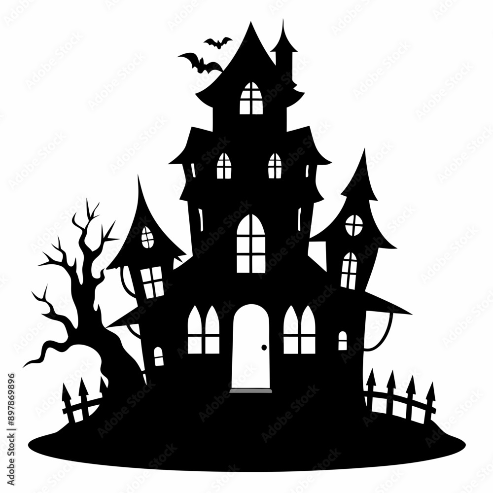 HAUNTED HOUSE SVG , Halloween Bundle Svg, Halloween haunted house, Instant Download, silhouette, Svg cut file, clip art, Cricut, Spooky House SVG, Bats HAUNTED HOUSE SVG , Halloween Bundle Svg, Halloween haunted house, Instant Download, silhouette, Svg cut file, clip art, Cricut, Spooky House SVG, Bats