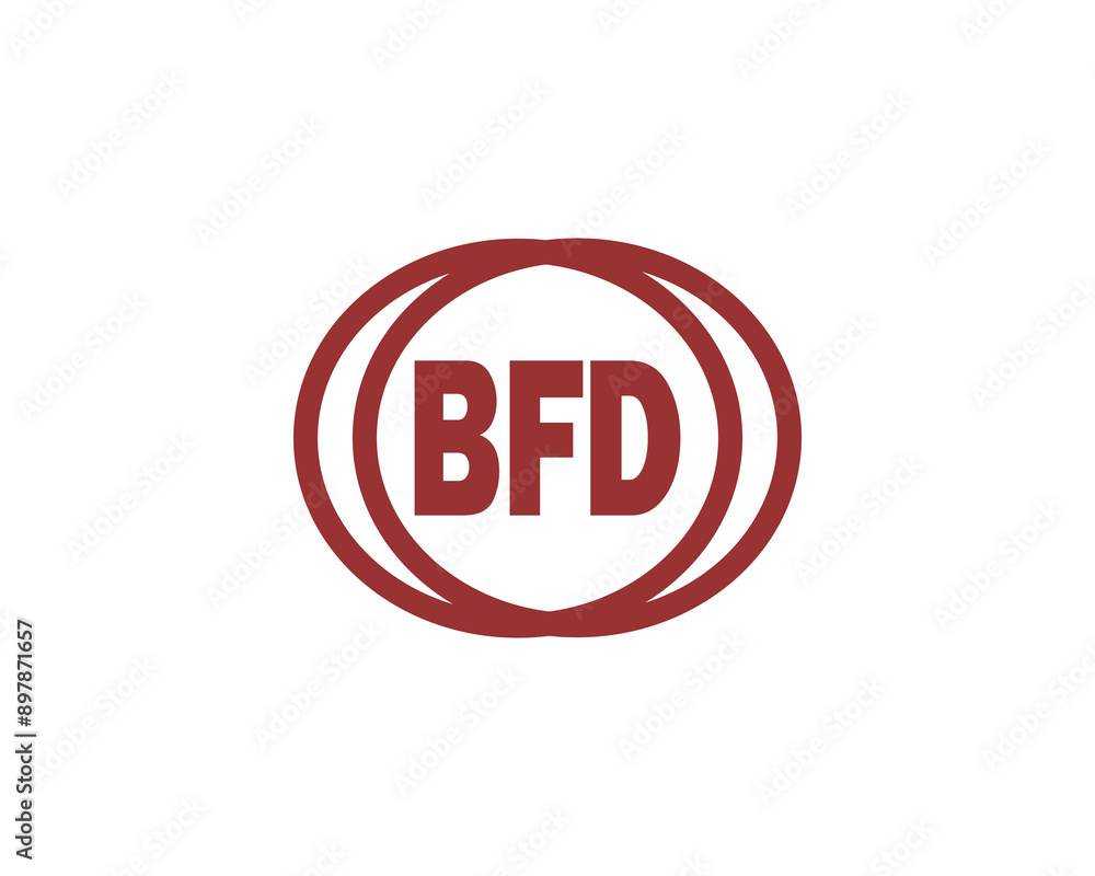 BFD Logo design vector template. BFD logo design. BFD Logo design vector template. BFD logo design.