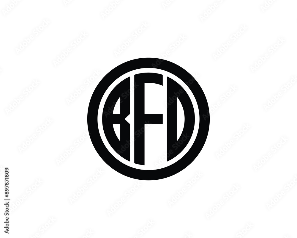 BFD Logo design vector template. BFD logo design. BFD Logo design vector template. BFD logo design.
