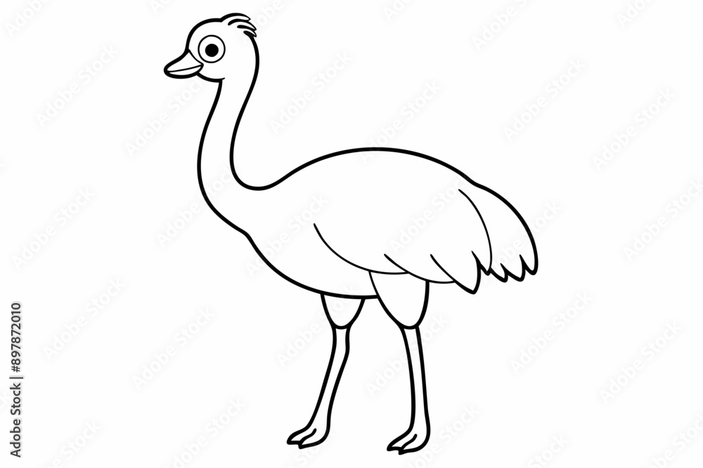 Funny Emu Vector Illustration Cartoon, Clipart, and Line Art on White Background, Funny emu cartoon vector illustration, clipart, and line art on white background Funny Emu Vector Illustration Cartoon, Clipart, and Line Art on White Background, Funny emu cartoon vector illustration, clipart, and line art on white background