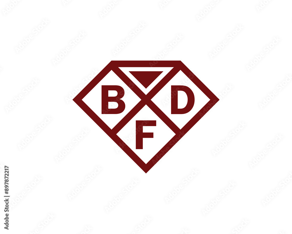 BFD Logo design vector template. BFD logo design. BFD Logo design vector template. BFD logo design.