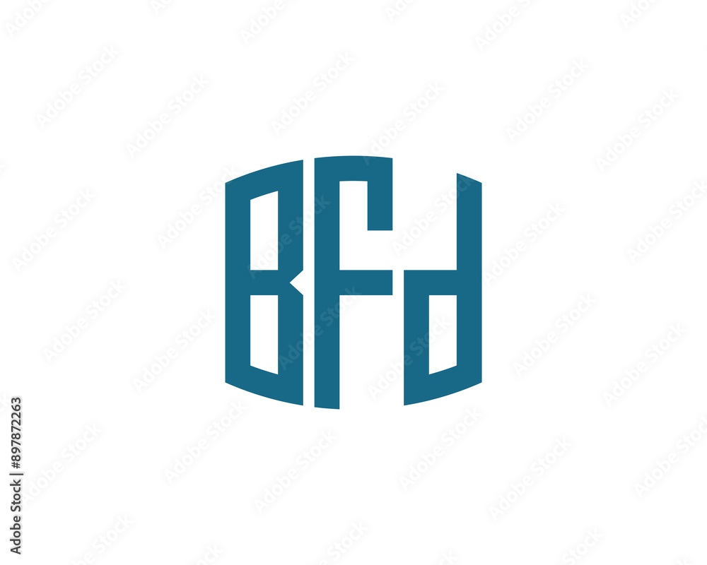 BFD Logo design vector template. BFD logo design. BFD Logo design vector template. BFD logo design.