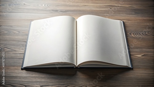 Mockup of a book magazine with blank pages, magazine, book, mockup, blank, paper, editorial, reading, publication