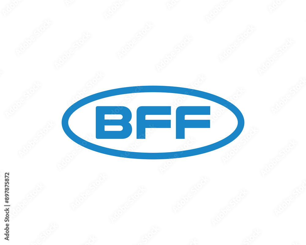 BFF logo design vector template. BFF logo design. BFF logo design vector template. BFF logo design.