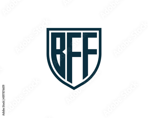 BFF logo design vector template. BFF logo design.
