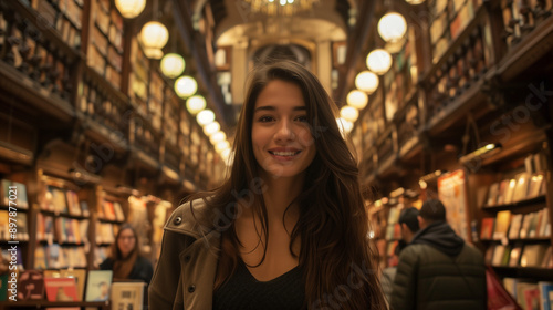 portrait of a person in a library © JE