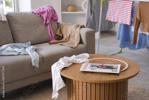Interior of living room wit...