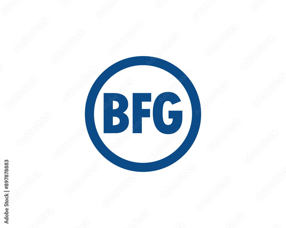 BFG logo design vector template. BFG logo design. BFG logo design vector template. BFG logo design.