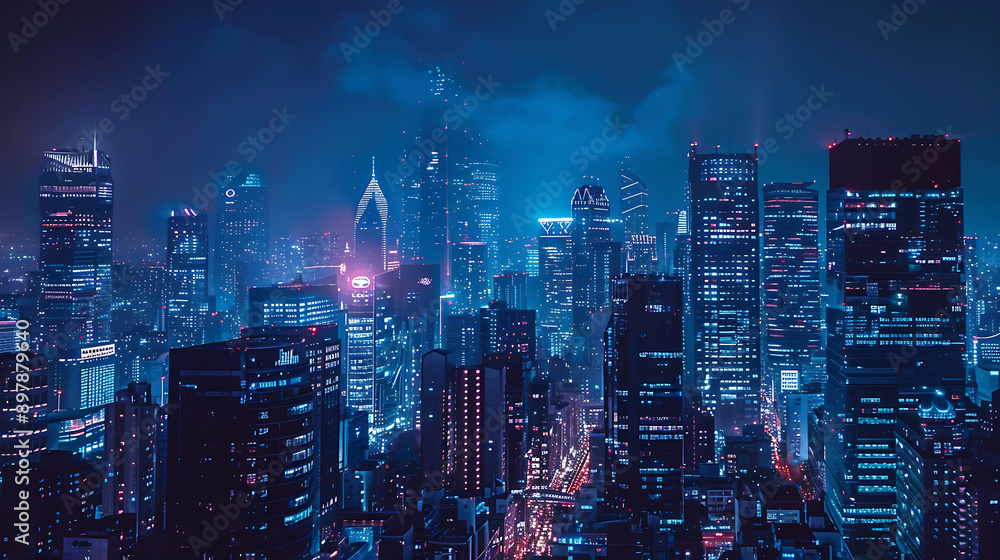 Obraz premium future city