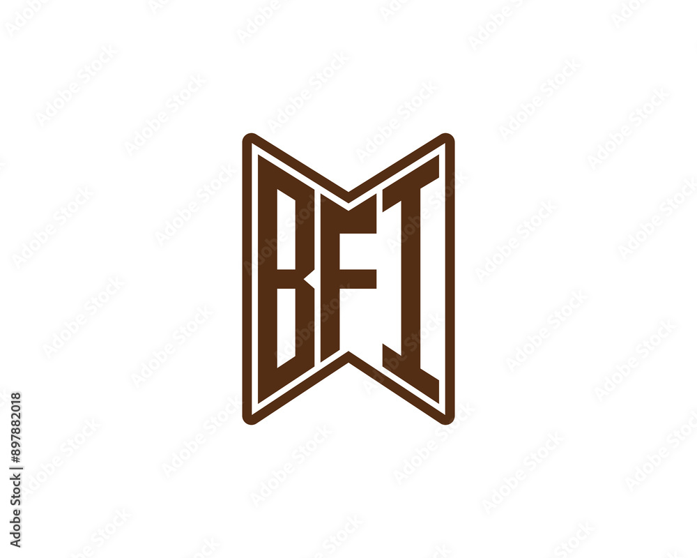 BFI logo design vector template. BFI logo design. BFI logo design vector template. BFI logo design.