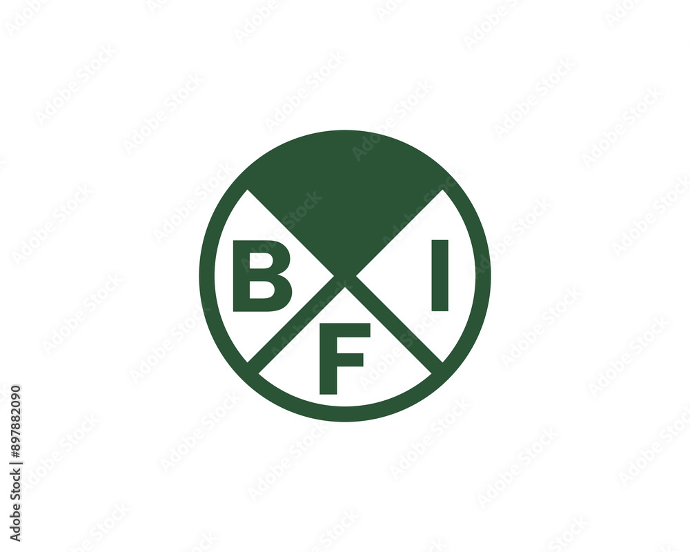 BFI logo design vector template. BFI logo design. BFI logo design vector template. BFI logo design.