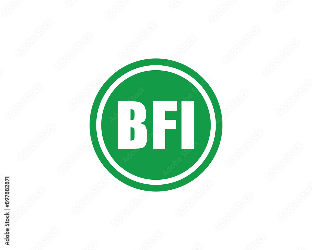 BFI logo design vector template. BFI logo design. BFI logo design vector template. BFI logo design.