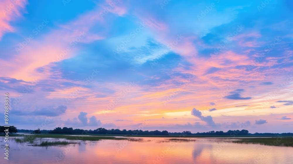 Obraz premium blend blue sky photo