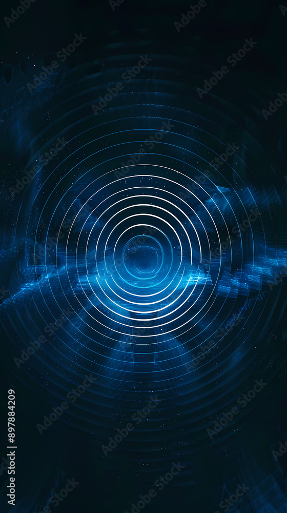 Abstract blue circles Abstract blue circles