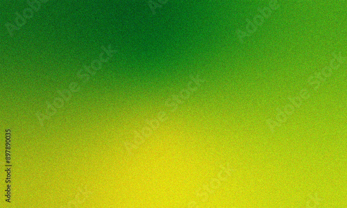 Yellow Green texture background design.Blue green glowing grainy gradient on dark noise texture background