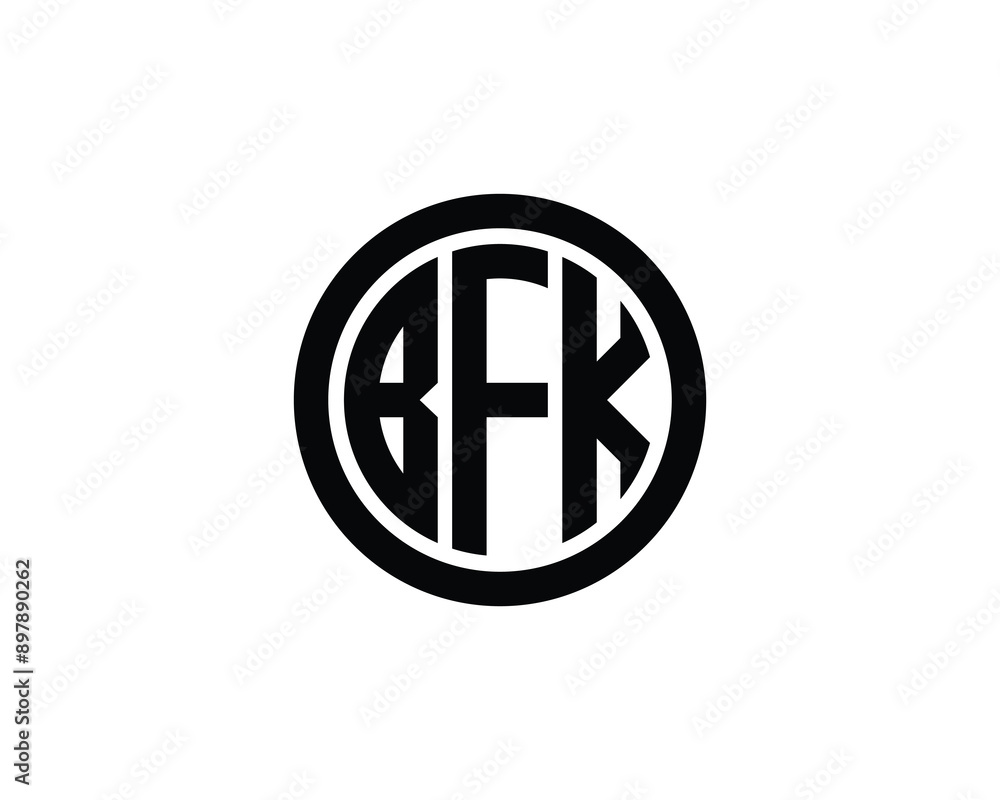BFK logo design vector template. BFK logo design. BFK logo design vector template. BFK logo design.