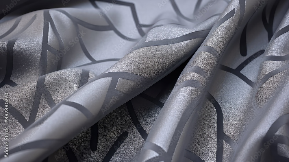 Obraz premium shades gray fabric