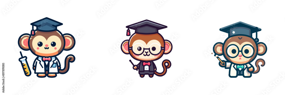cute monkey as professor cute monkey as professor