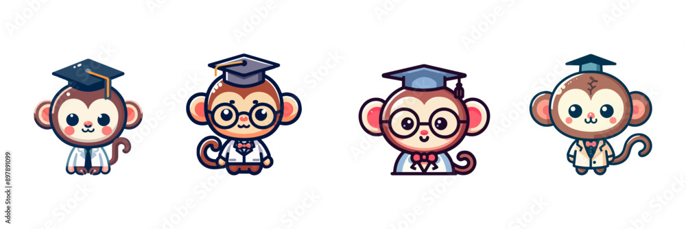 cute monkey as professor cute monkey as professor