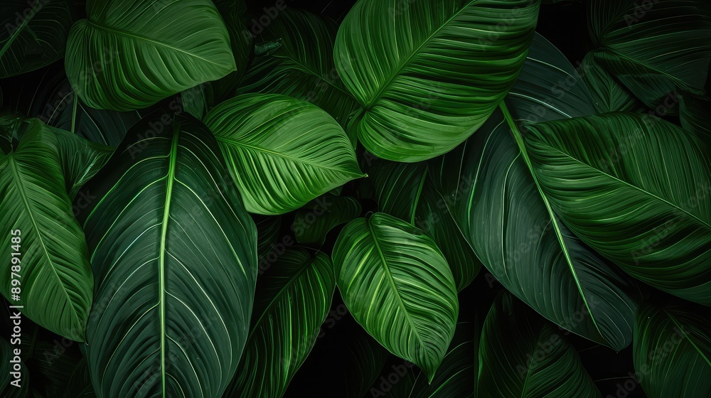 closeup tropical plant background closeup tropical plant background