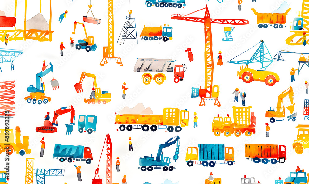 Fototapeta premium engineering and construction concept.