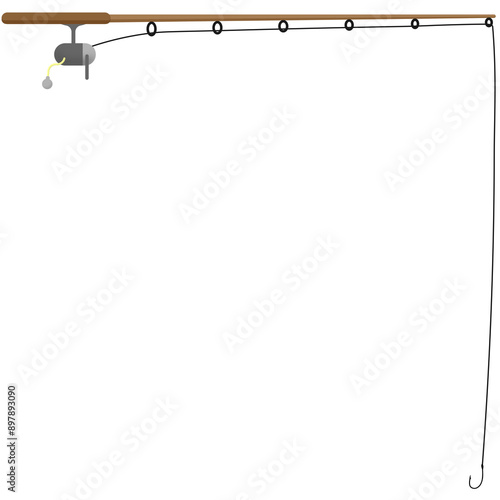 fishing rod vector png