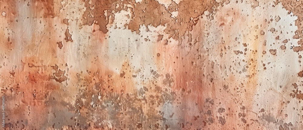 Panoramic close-up, high detail scan of grease-stained wall texture, Generative AI Panoramic close-up, high detail scan of grease-stained wall texture, Generative AI