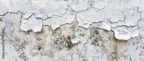 Panoramic close-up, high detail scan of grime-stained wall texture, Generative AI