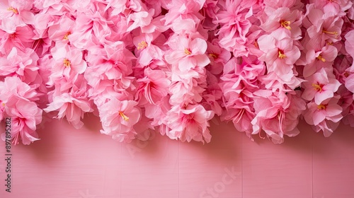 Wallpaper Mural photograph lei pink background Torontodigital.ca