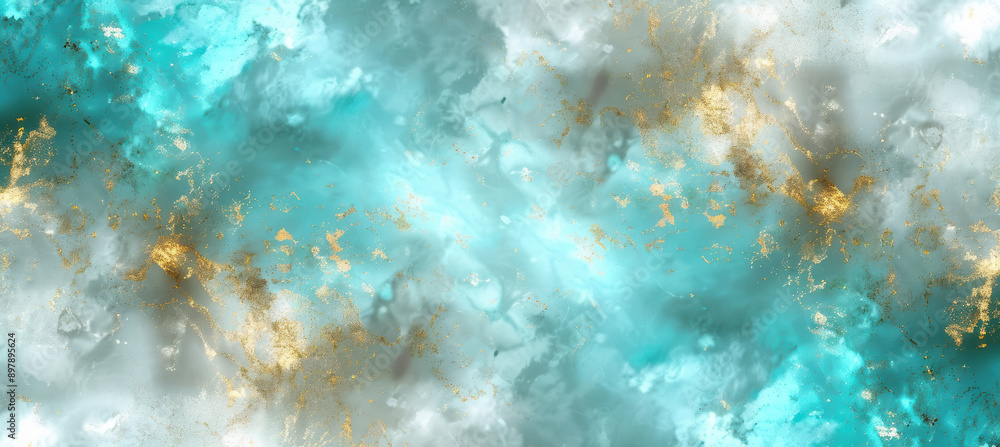 Fototapeta premium Elegant Marble Texture with Gold Edges