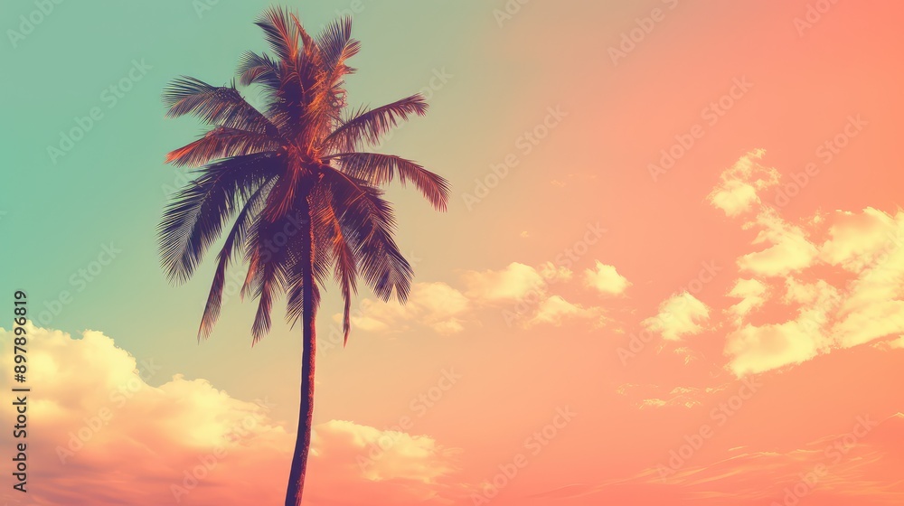 sunpastel retro palm tree sunpastel retro palm tree