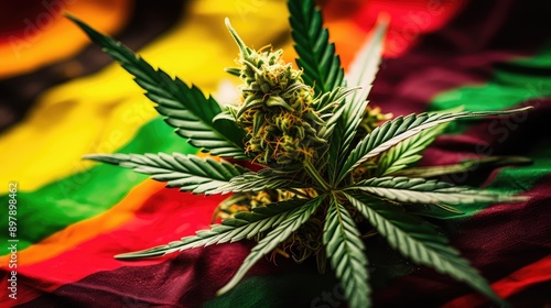 photo marijuana leaf rasta