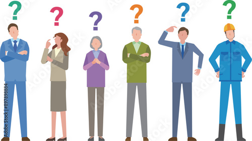 疑問を持つ人々