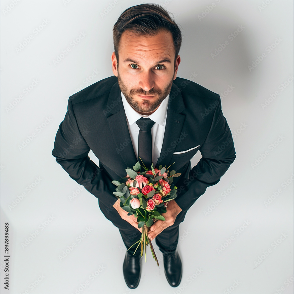 person with roses person with roses