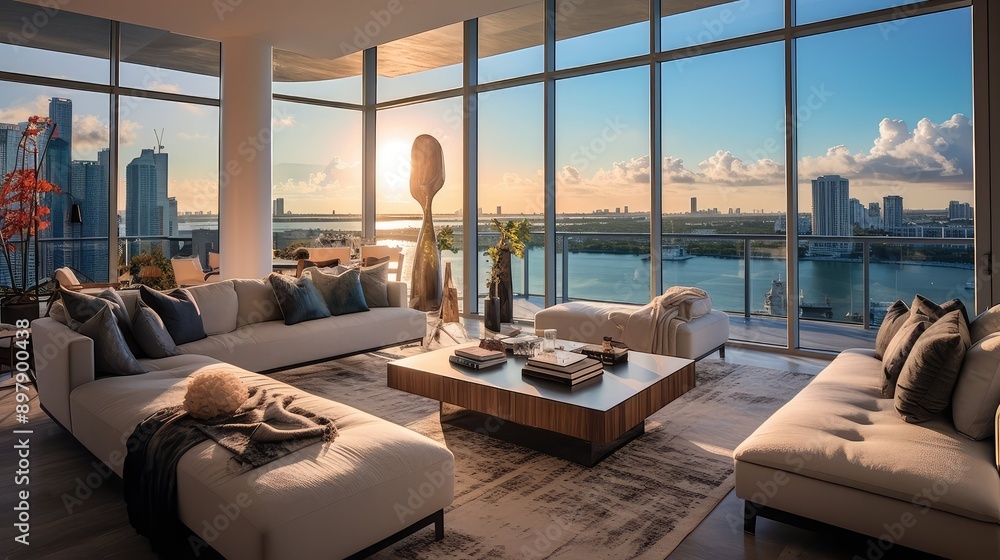 Fototapeta premium downtown miami house