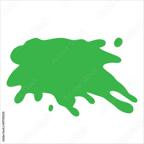 Paint blue pigment spray splash stain illustration spots