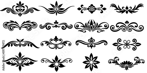 Stylish Decorative Divider Element for Web and Print