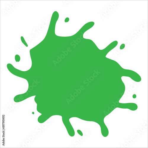 Paint blue pigment spray splash stain illustration spots