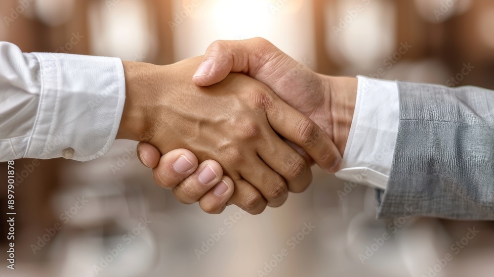 Lawyers Shaking Hands in Agreement and Trust Lawyers Shaking Hands in Agreement and Trust