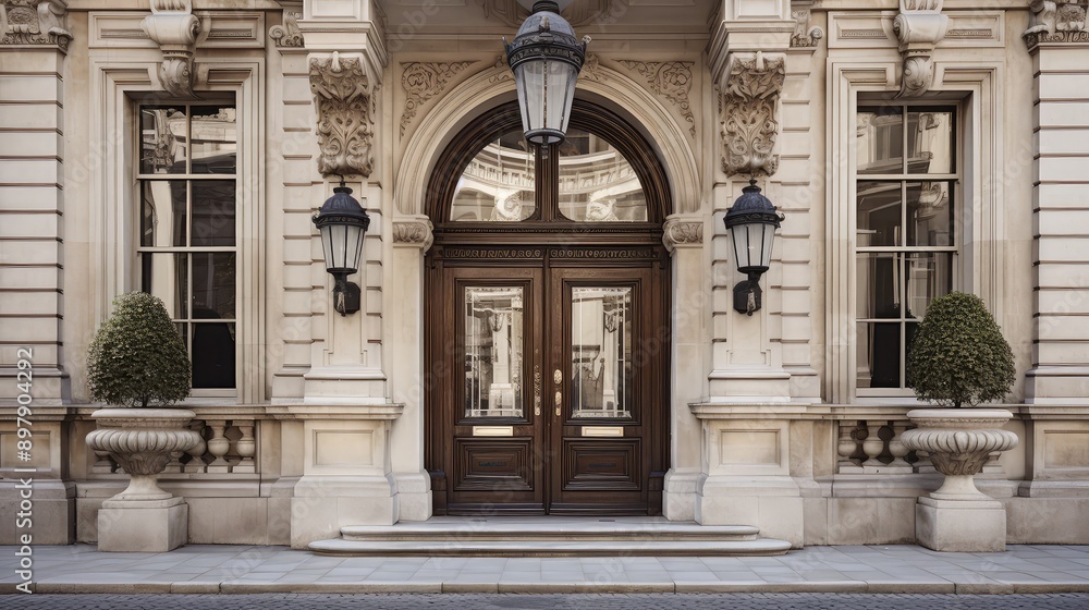Obraz premium england europe front door