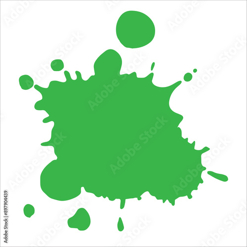 Paint blue pigment spray splash stain illustration spots