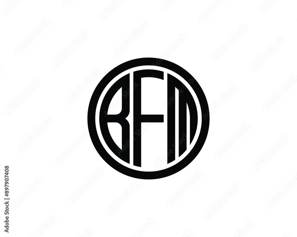 BFM logo design vector template. BFM logo design. BFM logo design vector template. BFM logo design.