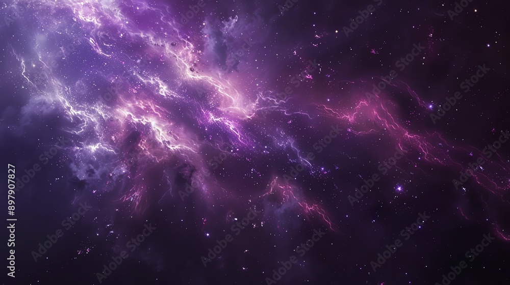 Fototapeta premium Abstract Nebula Cosmic Background.