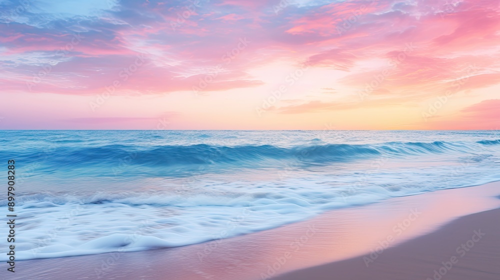 Obraz premium hues blue and pink