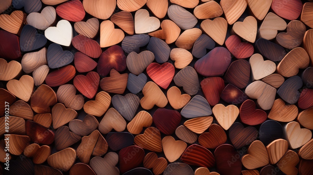 composition heart wood background composition heart wood background
