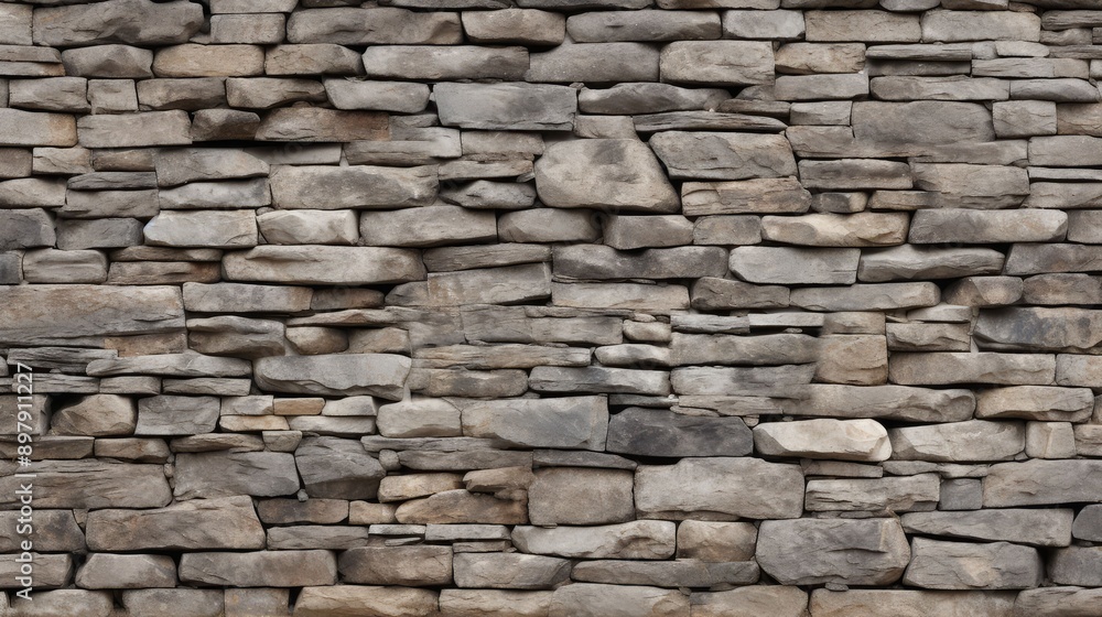 Fototapeta premium irregular stone wall seamless texture