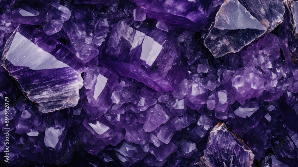 Fototapeta premium crystal texture purple