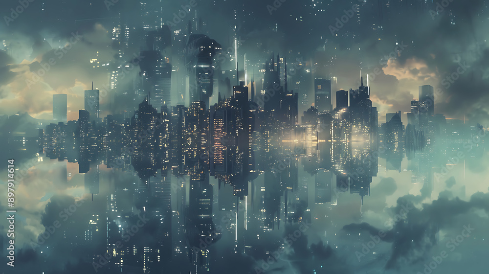 futuristic city futuristic city