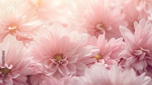 Fototapeta Naklejka Na Ścianę i Meble -  delicate light pink flowers